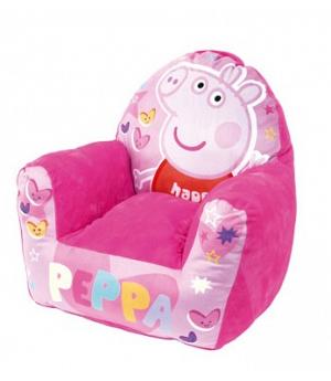 SOFA RELLENO BLANDO DE PEPPA PIG  MATERIAL EXTERIOR TERCIOPELO DE POLIESTER - ARDPP13976